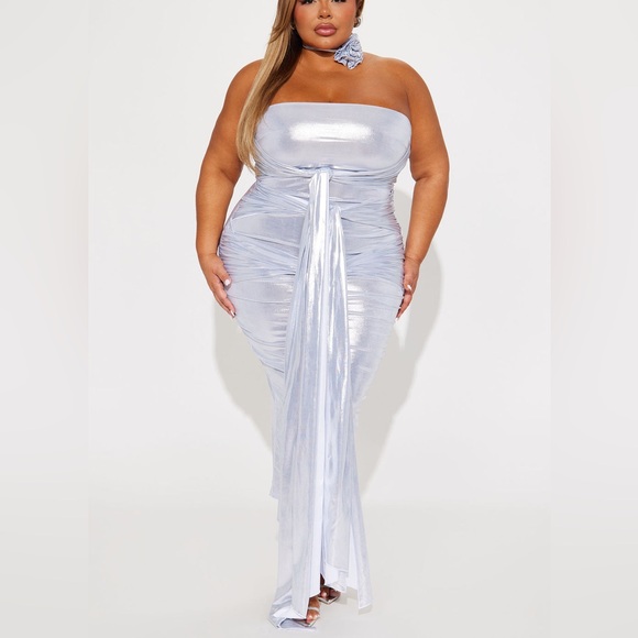 Knotty Draped Maxi Dress - Picture 1 of 3